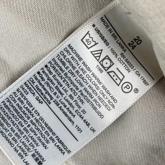 Gap For Good Women's Plus Size 20 Loose Khaki Pants High Rise Cotton Wide Leg - Picture 4 of 11